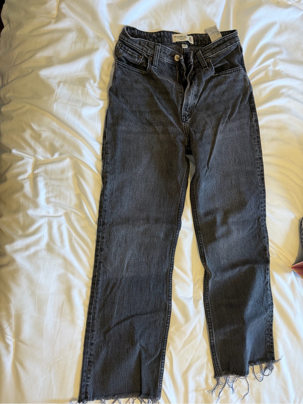 Abercrombie & Fitch 90s Relaxed High Rise Jeans - Curve Love - Black - Size 24